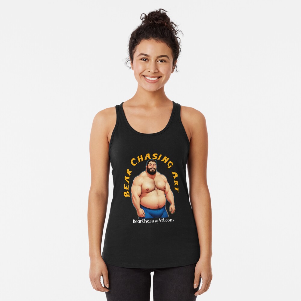 Item preview, Racerback Tank Top designed and sold by bearchasingart.
