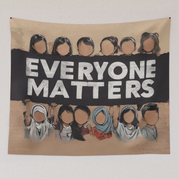 Item preview, Everyone Matters |  A Heartwarming Quote Tributing to Children and Their Value designed and sold by MushiLee.