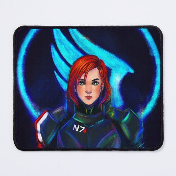 Item preview, Neon Commander Shepard female - Paragon / Happy N7 Day 2023 designed and sold by ShayaFury.