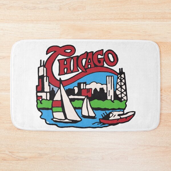 Item preview, Vintage Retro Chicago Skyline designed and sold by Decal Mania.