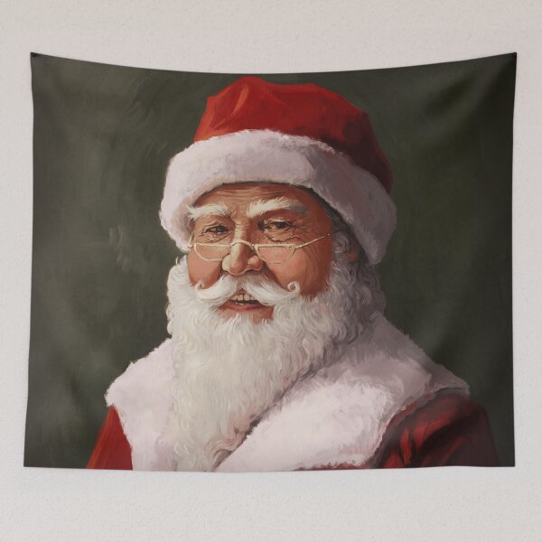 Item preview, Oil painting of Santa Claus designed and sold by PP-Patterns.