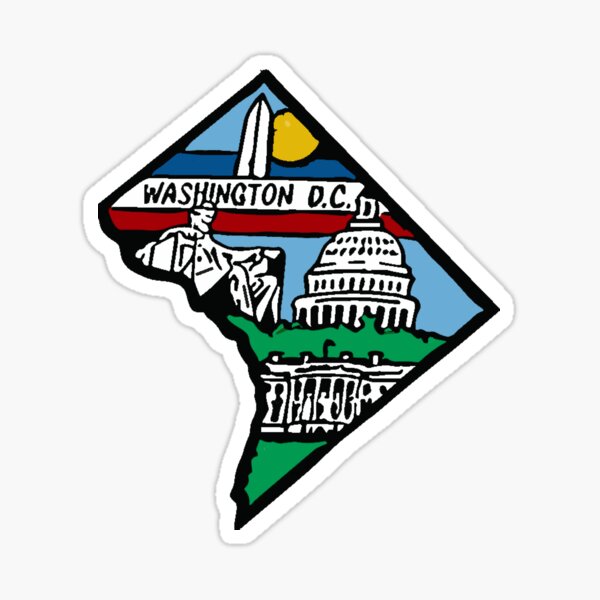 Item preview, Washington D.C. Monuments Outline designed and sold by zsonn.