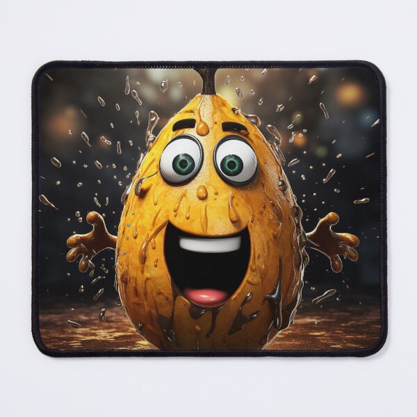 Item preview, Comic street art yellow colorful black laughing squinting beet fruit designed and sold by G-M-Designs.
