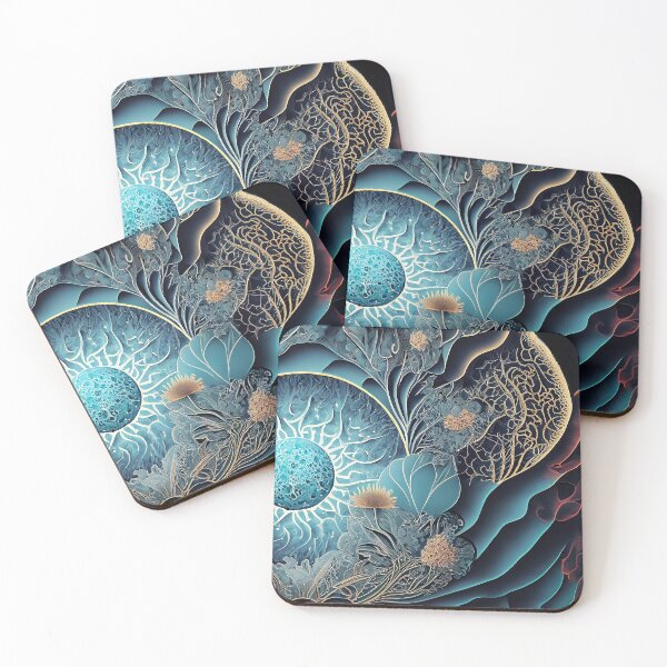 Item preview, Coral Eye | Fractals and Mandalas | Sublime Nature designed and sold by monkeybusiness.pt.