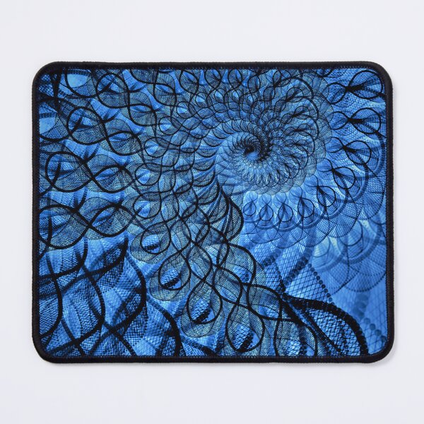 Item preview, Nautilus digitized, lace fabric, blue lace designed and sold by SEEMUELLER.