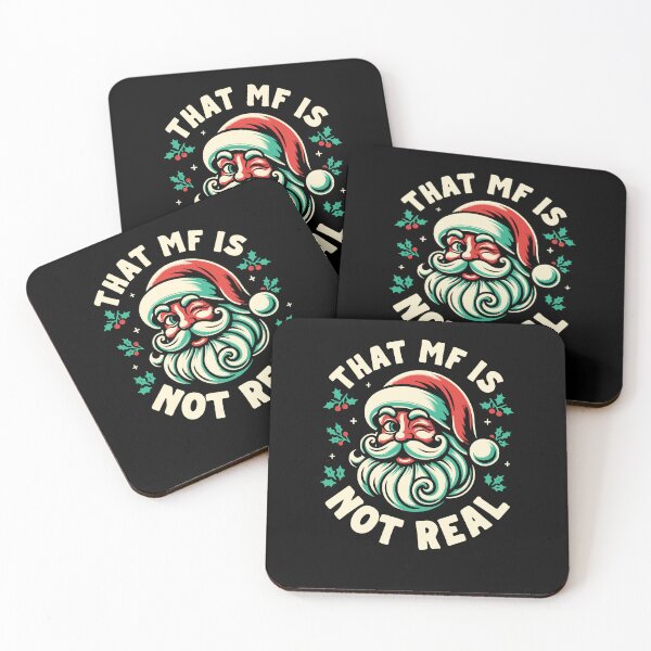 Item preview, That MF Is Not Real - Santa designed and sold by Hank-The-Tank-B.