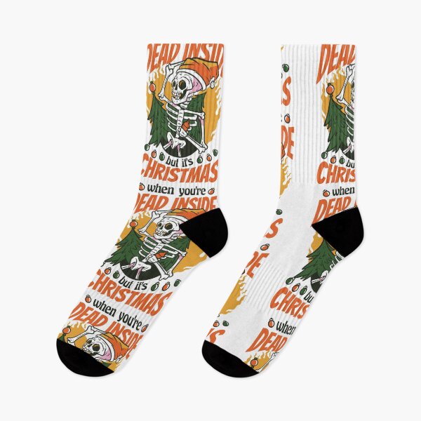 Item preview, skeleton christmas when you're dead inside but it's christmas designed and sold by DrawHandArt.