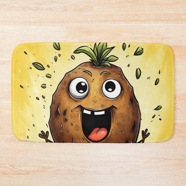 Item preview, Comic street art yellow colorful black laughing squinting beet fruit designed and sold by G-M-Designs.