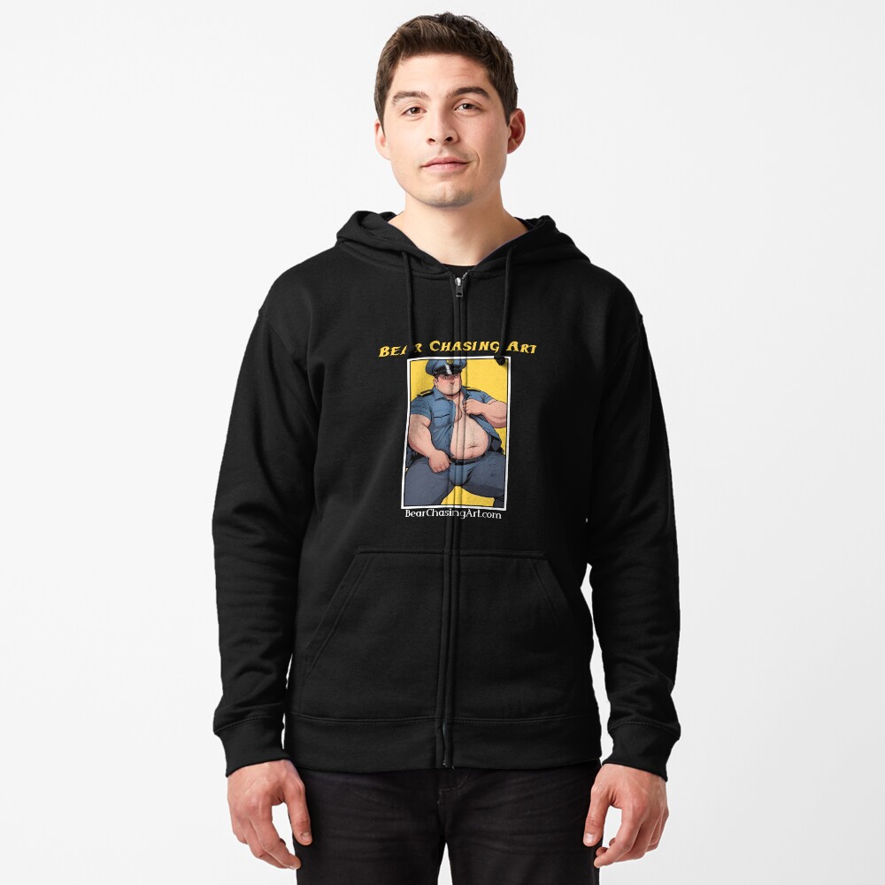 Item preview, Zipped Hoodie designed and sold by bearchasingart.