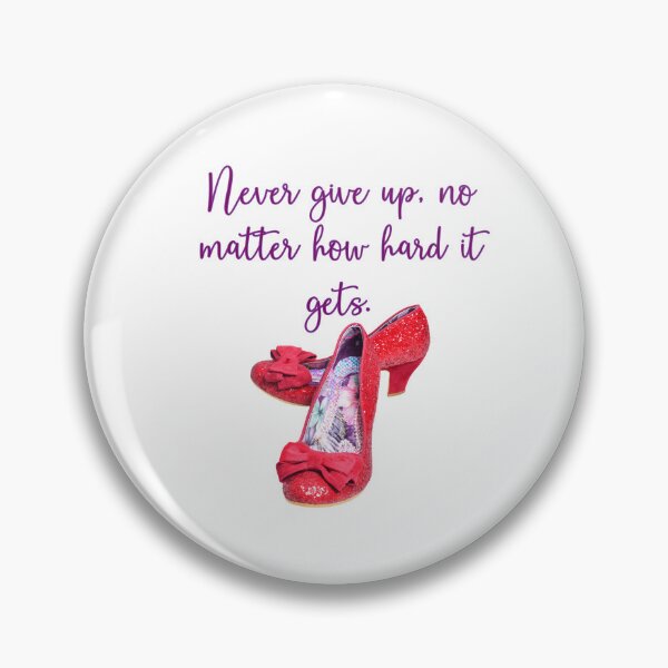 Item preview, Never give up, no matter how hard it gets. designed and sold by LisaNewportFAB.