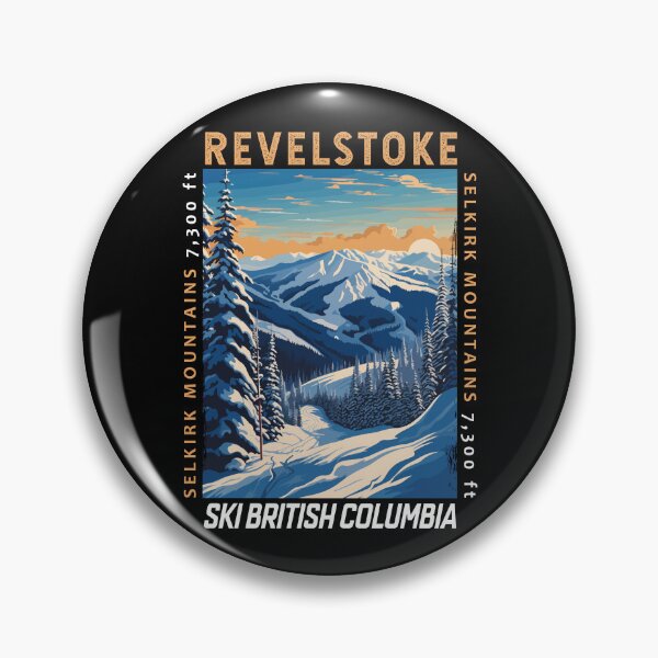 Item preview, Revelstoke Canada Winter Resort Distressed designed and sold by KrisSidDesigns.