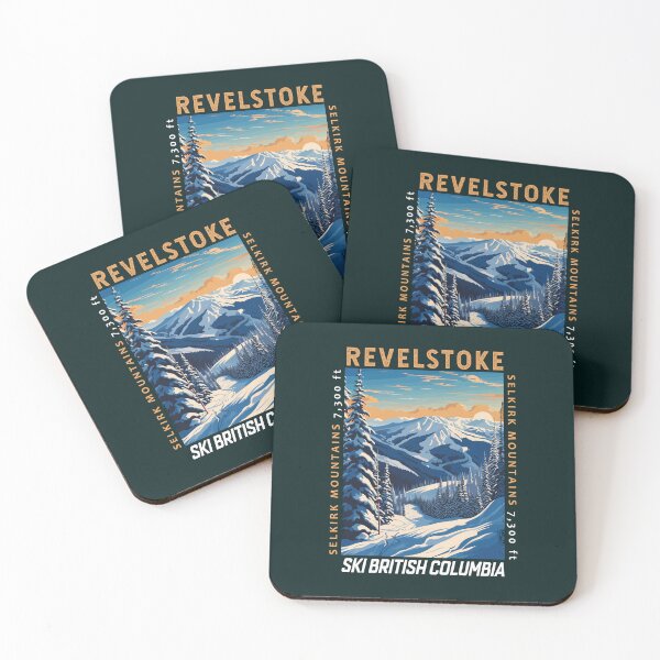 Item preview, Revelstoke Canada Winter Resort Distressed designed and sold by KrisSidDesigns.