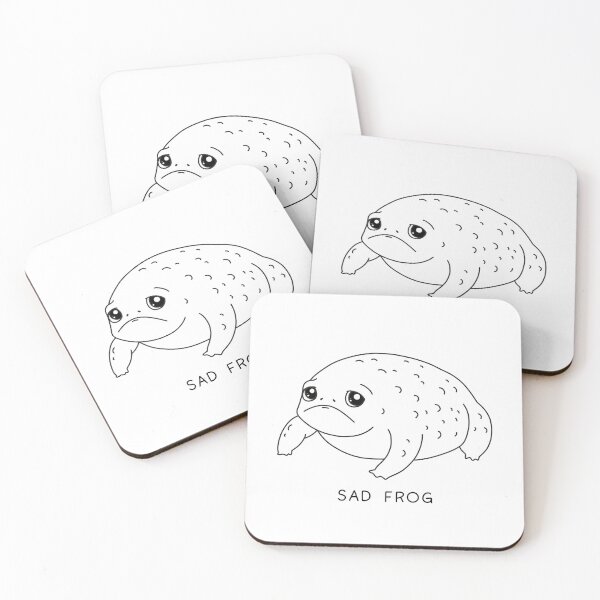 Item preview, Sad Frog is Sad Lines Only designed and sold by rageofthenerd.