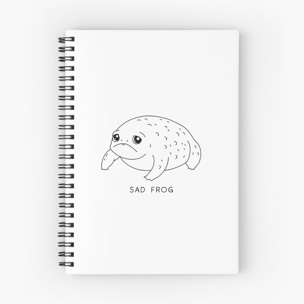 Item preview, Sad Frog is Sad Lines Only designed and sold by rageofthenerd.