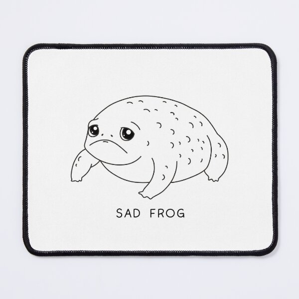 Item preview, Sad Frog is Sad Lines Only designed and sold by rageofthenerd.