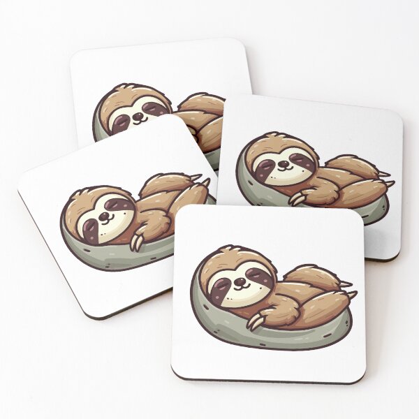 Item preview, Sleeping Sloth Art designed and sold by Pattern-Parade.