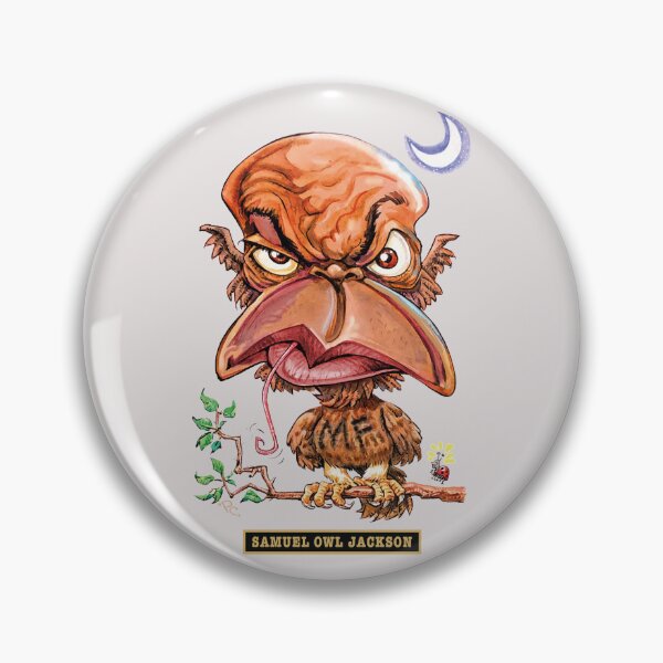 Item preview, SAMUEL OWL JACKSON - Another Great Illustration from Paul Cemmick's MOVIESTAR MUTATIONS by David Richardson designed and sold by TIGERDAVER.