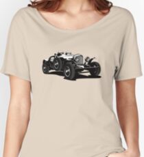 Vector vintage car Women's Relaxed Fit T-Shirt