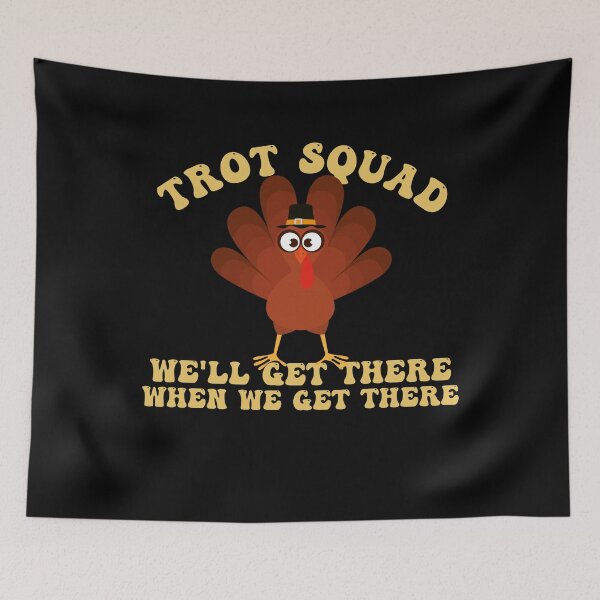 Item preview, Turkey Trot Squad Race Funny Thanksgiving Running Runner designed and sold by Amineharoni.