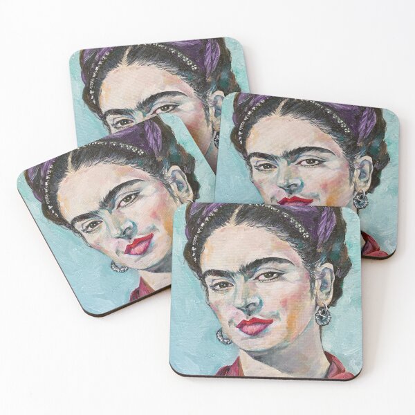 Item preview, FRIDA KAHLO oil portrait .1 designed and sold by lautir.