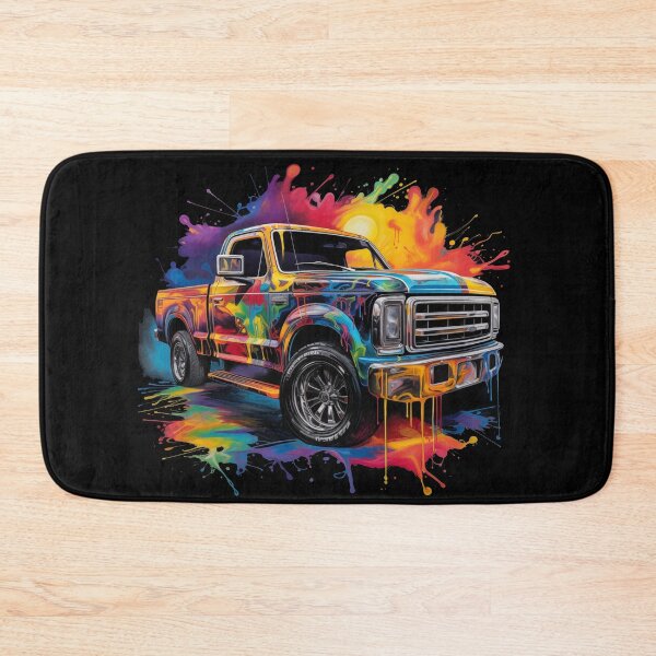 Item preview, Pick Up Truck in Vivid Colour Liquid Paint designed and sold by GrungeGarage.
