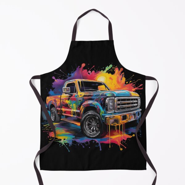 Item preview, Pick Up Truck in Vivid Colour Liquid Paint designed and sold by GrungeGarage.