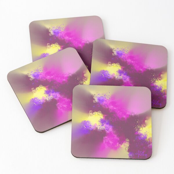 Item preview, Out of Bounds - Maroon Red-Violet Yellow Abstract designed and sold by Joey Santiago.