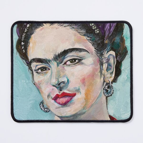 Item preview, FRIDA KAHLO oil portrait .1 designed and sold by lautir.