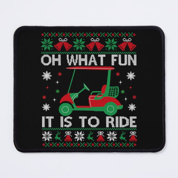 Item preview, Oh What Fun It Is To Ride Golf Cart Ugly Christmas Sweater designed and sold by EIMgraphic.