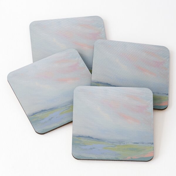 Item preview, Pastel Journey Within: Cyan Grey | Serenity, Elegance  designed and sold by EdinaHaloArt.