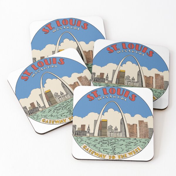 Item preview, St. Louis, Missouri Vintage Style designed and sold by Decal Mania.