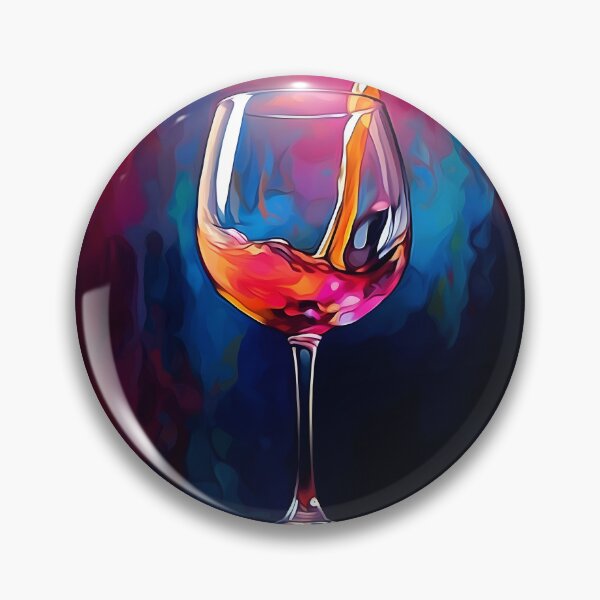 Item preview, Pouring Vibrance- Red Wine's Youthful Energy in Bold Colors designed and sold by OlfactoART Studio.