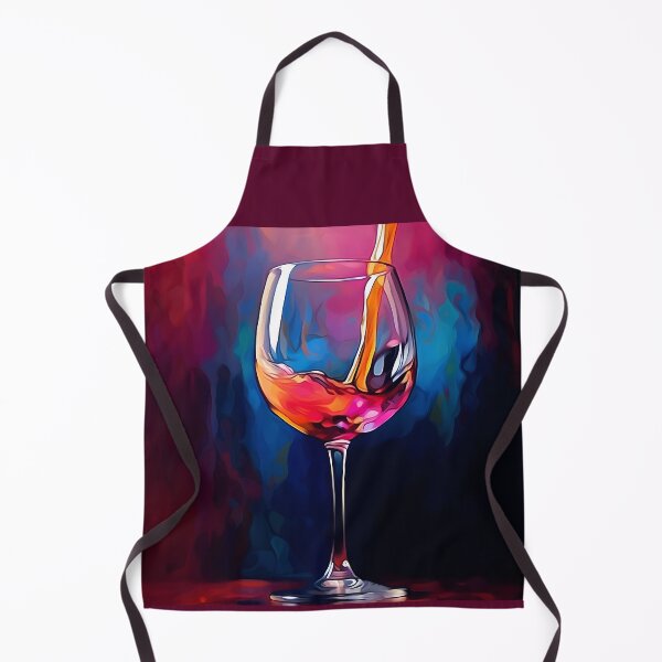 Item preview, Pouring Vibrance- Red Wine's Youthful Energy in Bold Colors designed and sold by OlfactoART Studio.