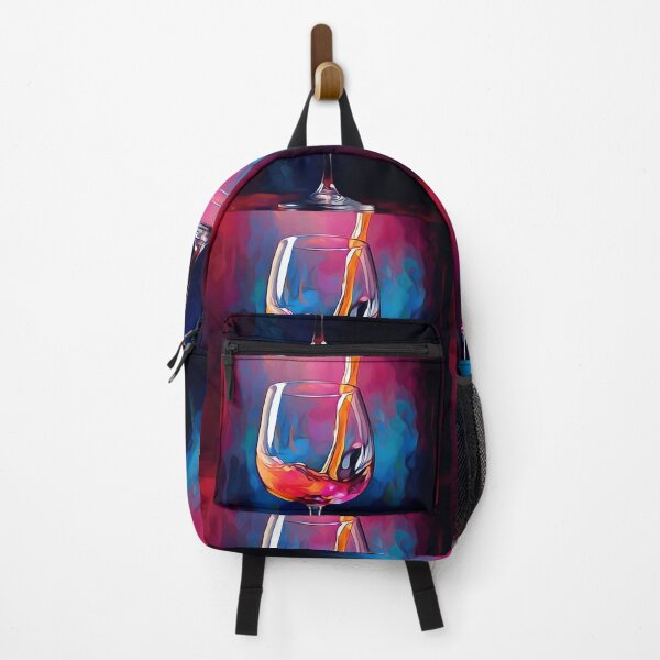 Item preview, Pouring Vibrance- Red Wine's Youthful Energy in Bold Colors designed and sold by OlfactoART Studio.