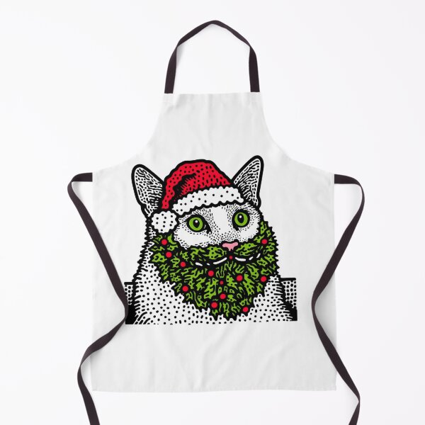 Item preview, Cat Christmas Cat with Beard Santa Claus Cat designed and sold by sharon1210.