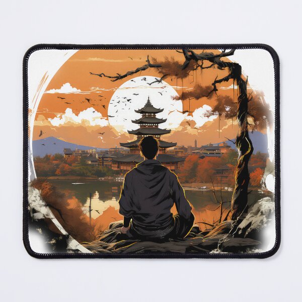 Item preview, Silent Strength: A Young Ronin's Meditation designed and sold by RealmofWhispers.