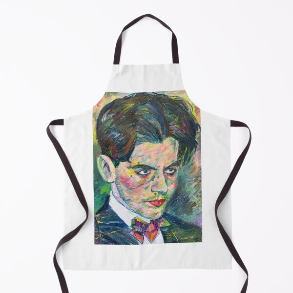 Item preview, FEDERICO GARCIA LORCA oil portrait .1 designed and sold by lautir.