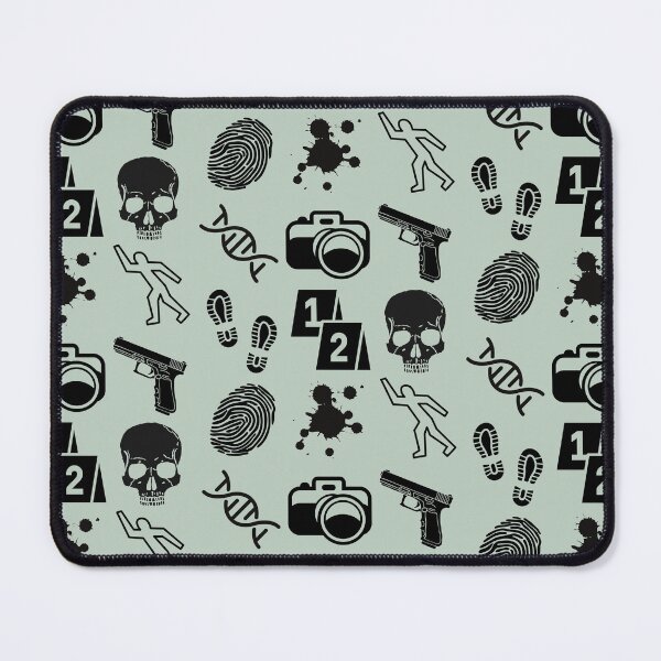 Item preview, Crime Scene Pattern Sage designed and sold by SceneOfTheCrime.
