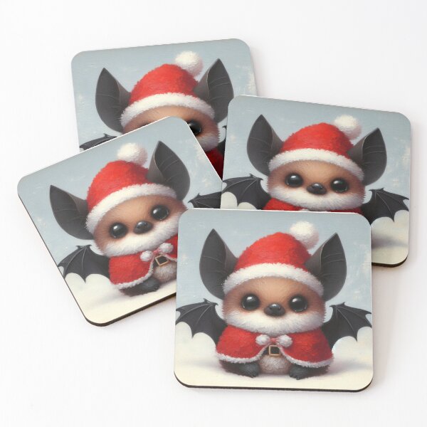 Item preview, bat santa designed and sold by KateBlakeO.