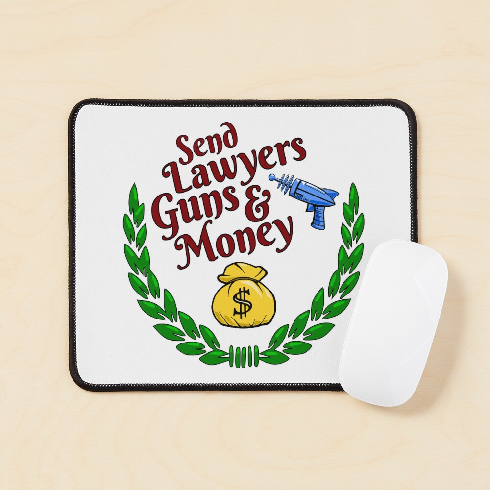 Lawyers, Guns and Money v02 Sticker