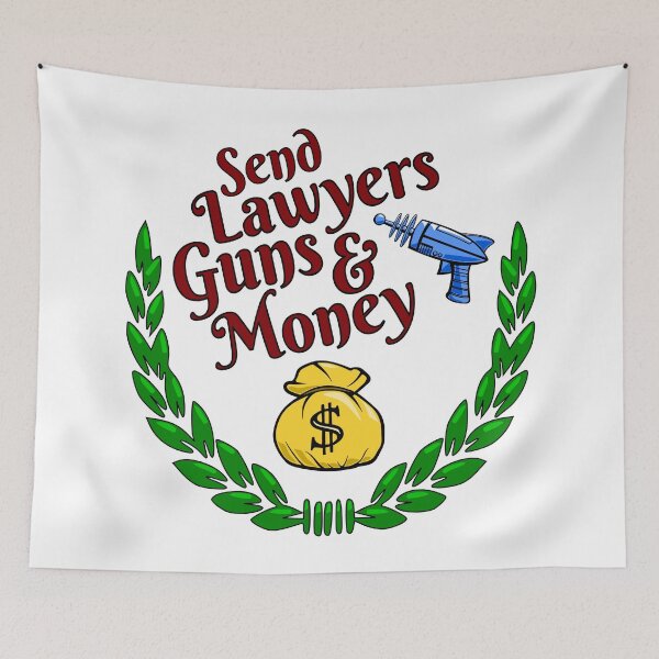 Item preview, Lawyers, Guns and Money v02 designed and sold by RUKindDesign.