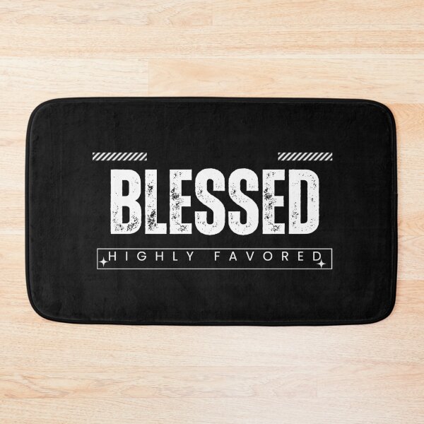 Item preview, Blessed and highly favored-christian sticker designed and sold by Faithandpattern.