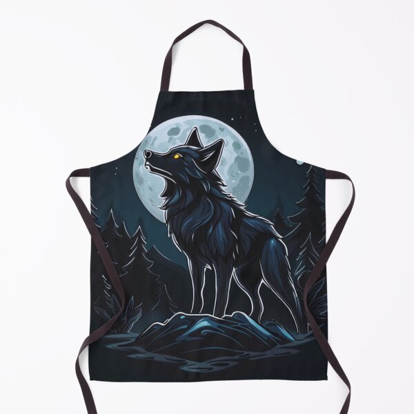 Item preview, Nocturnal Majesty: Black Wolf Moon designed and sold by NightshadeWolfs.
