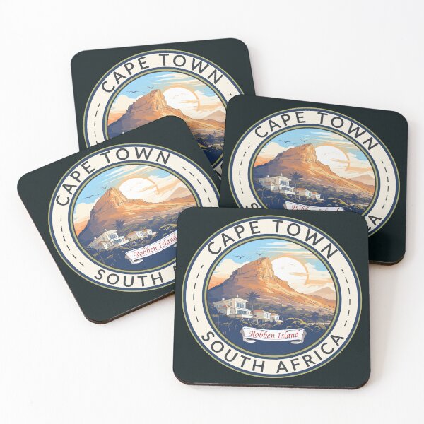 Item preview, Cape Town South Africa Travel Art Badge designed and sold by KrisSidDesigns.