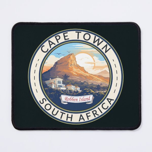 Item preview, Cape Town South Africa Travel Art Badge designed and sold by KrisSidDesigns.