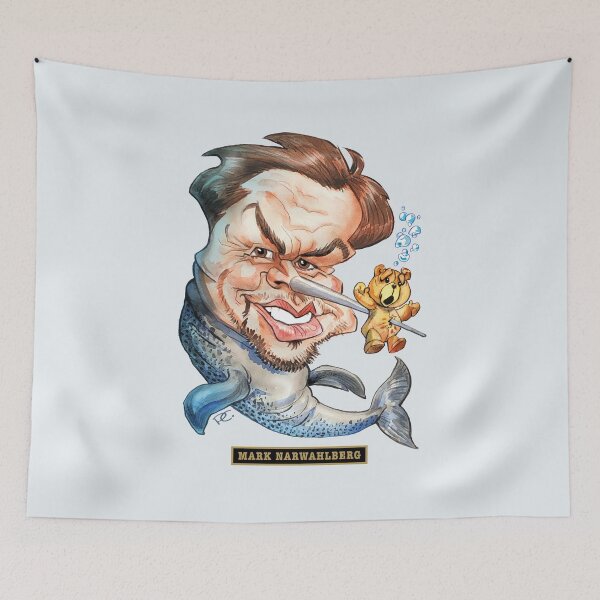 Item preview, MARK NARWAHLBERG - Another Great Illustration from Paul Cemmick's MOVIESTAR MUTATIONS by DAVID RICHARDSON designed and sold by TIGERDAVER.