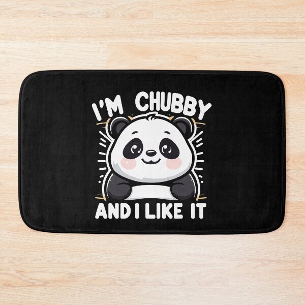 Item preview, I'm chubby and i like it in black designed and sold by Coowo22.