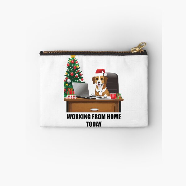 Item preview, Dog working from home at christmas designed and sold by Martin Jay.