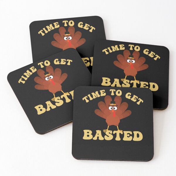 Item preview, Time to Get Basted Funny Thanksgiving Turkey Day designed and sold by Amineharoni.