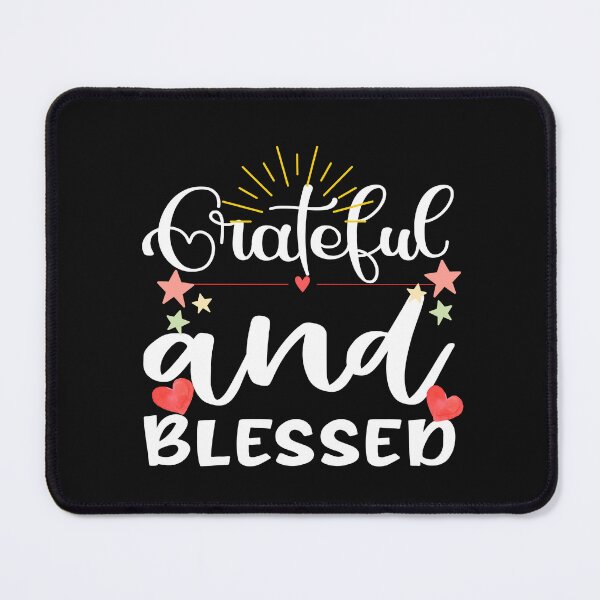 Item preview, Grateful and blessed-christian sticker designed and sold by Faithandpattern.